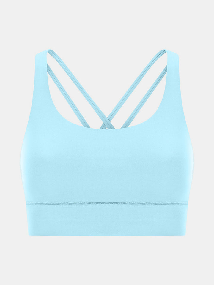 Crisscross Scoop Neck Active Tank