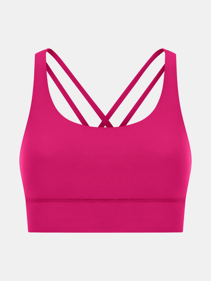 Crisscross Scoop Neck Active Tank