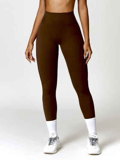 Twisted Halter Neck Bra and High Waist Leggings Active Set