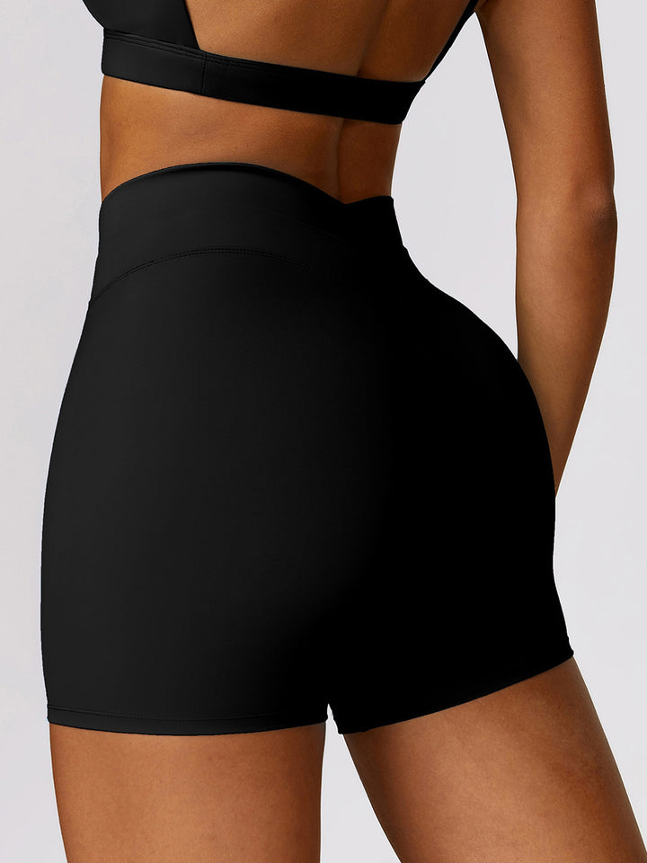 High Waist Active Shorts