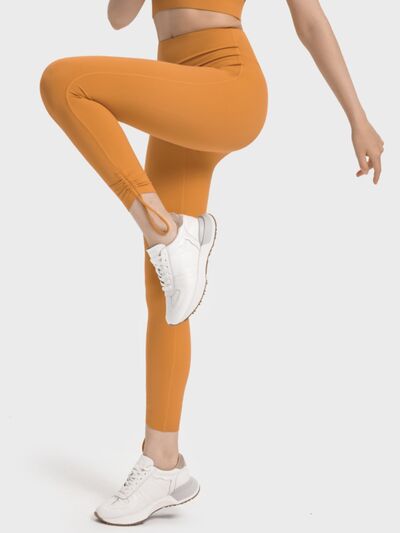 Drawstring High Waist Active Pants