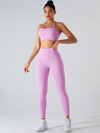 High Waist Wide Waistband Active Leggings