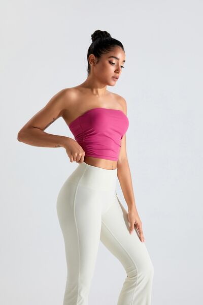 Ribbed Active Bandeau Top